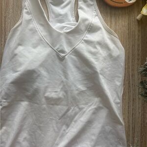 Lucky in Love White Tank Top